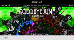Desktop Screenshot of goodbyejune.com