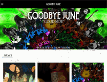 Tablet Screenshot of goodbyejune.com